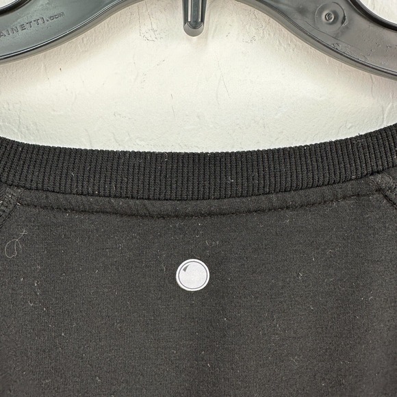 Yogalicious Top Womens 1X Plus Black Long Sleeve Round Neck Pullover‎ Stretch - Picture 5 of 7